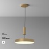 Миниатюра фото потолочный светодиодный светильник maytoni zon c032cl-45w3k-rd-mg | 220svet.ru